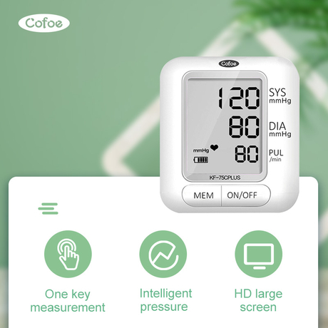 Monitor de presión arterial continuo KF-75C para brazos pequeños