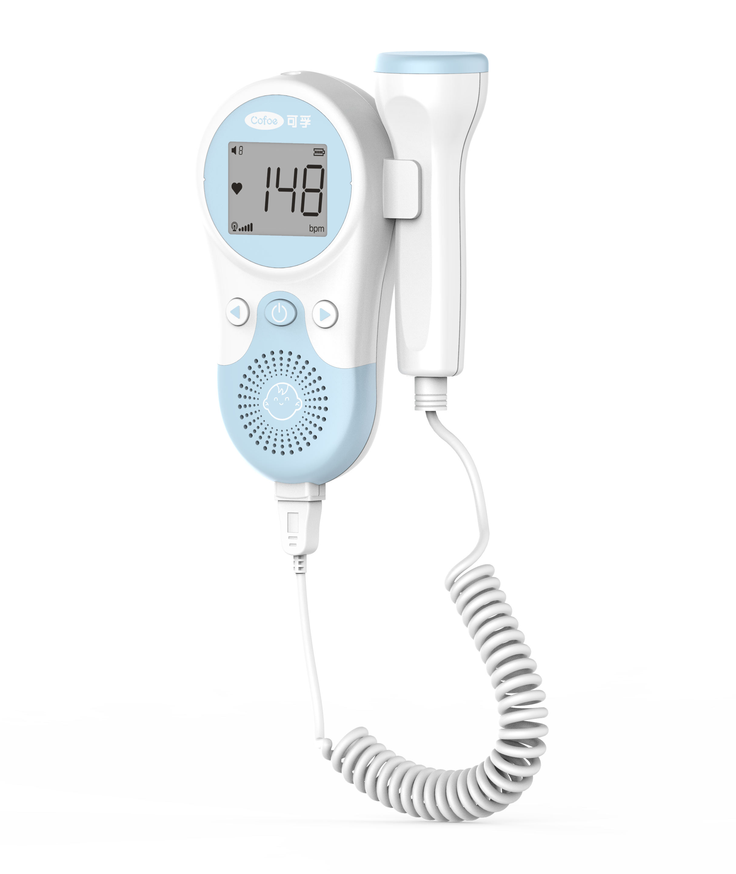 Doppler Baby Heart Monitor para el embarazo Monitor de frecuencia cardíaca fetal Monitor fetal Máquina