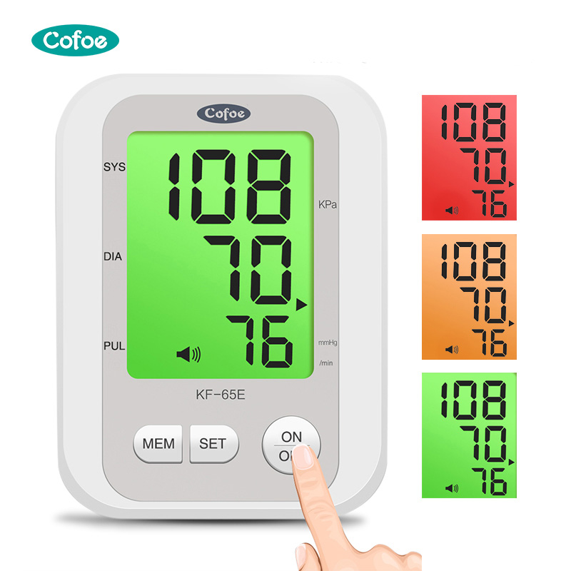 KF-65E COFOE Monitor de presión arterial digital automática (tipo de brazo)