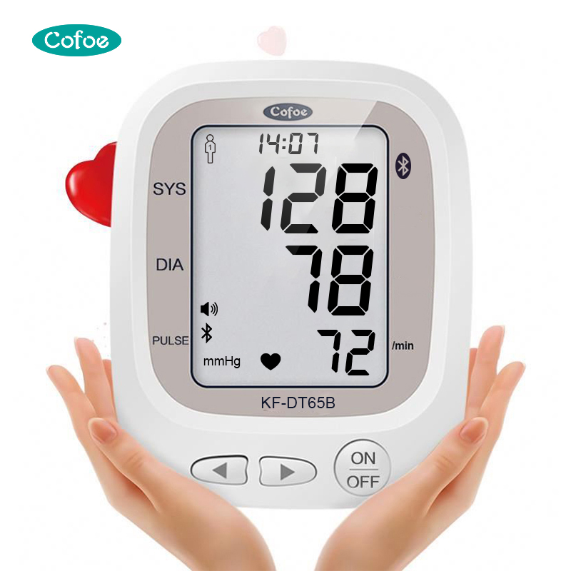 KF-DT65B COFOE Monitor de presión arterial digital automático (tipo de brazo) con Bluetooth